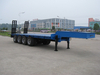 Transportador de escavadeira 70 Ton 4 Axle Low Bed Trailer