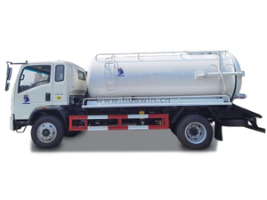 China New 5000 litros 4x2 Fabricante de caminhões de caminhão de esgoto