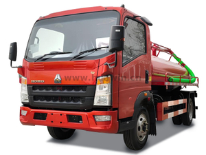  Howo 4x2 4CBM Caminhão de sucção fecal