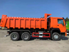 16CBM HOWO 6X4 Scow End Sand agrega caminhão basculante de transporte com porta traseira