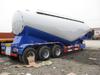 3 eixos de silo de silo semitrailer 