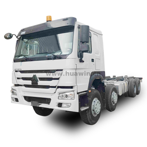 Chassi de caminhão de carga Sinotruk Howo 8x4 12 Wheeler