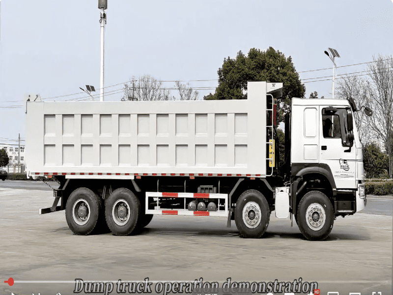 【Sinotruk】 Como operar um caminhão de despejo