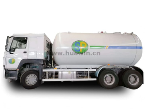 SINOTRUK HOWO LPG Caminhão de tanque de reabastecimento de gás 20 ~ 25 CBM 