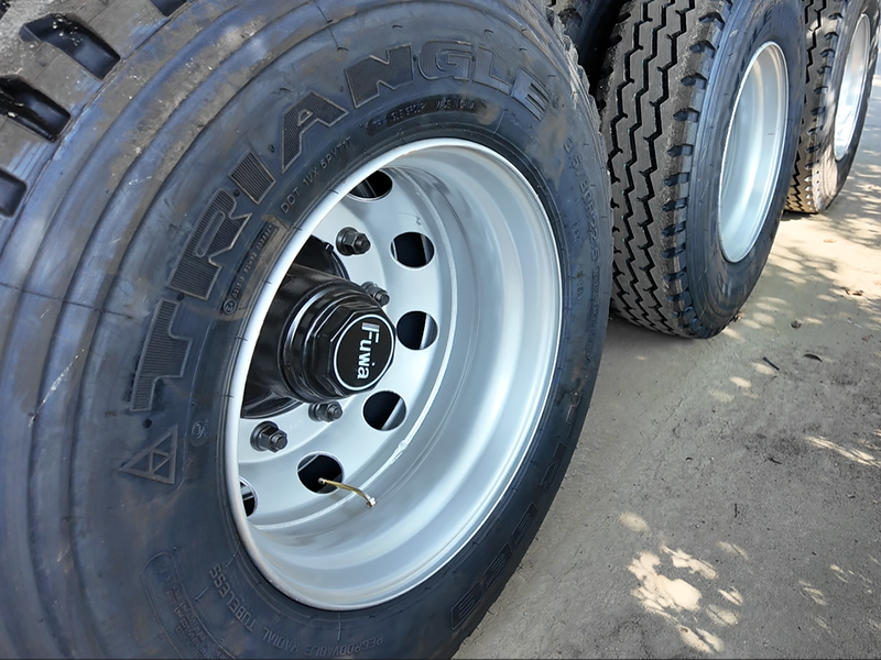 Semi-reboque plano de 3 eixos 40FT-13