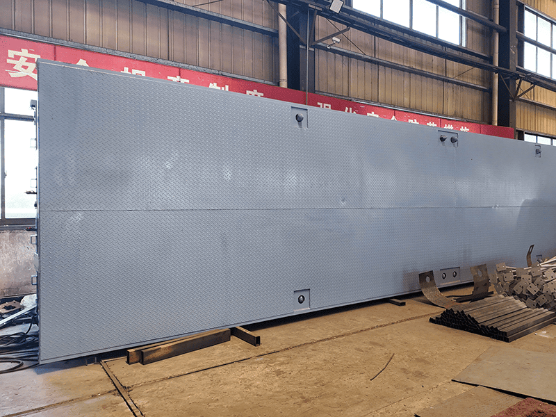 Semi-reboque plano de 3 eixos 40FT-1