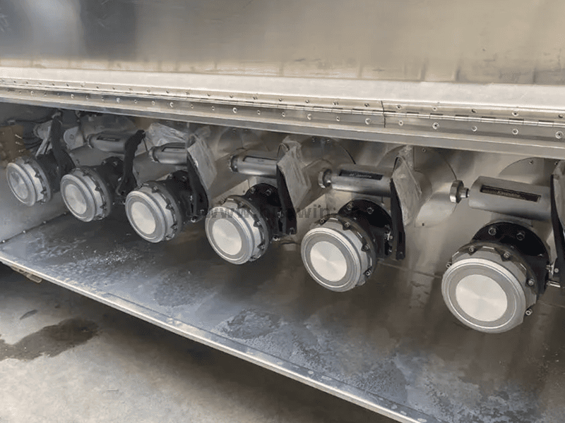 CIMC 3 eixos 46.000 litros de reboque-tanque de liga de alum&iacute;nio-9