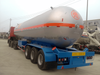 3 eixos LPG 50cbm tanque semi -trailer
