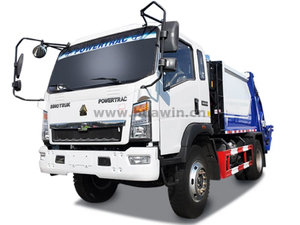Caminhão compactador de lixo sinotruk-4x2