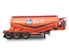 Sinotruk 3 eixos 33cbm Tanker de cimento a granel Trailer