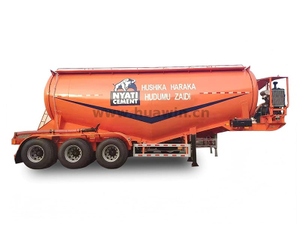 Sinotruk 3 eixos 33cbm Tanker de cimento a granel Trailer