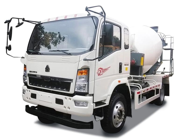 Howo 4x2 4CBM Concrete Mixer Truck