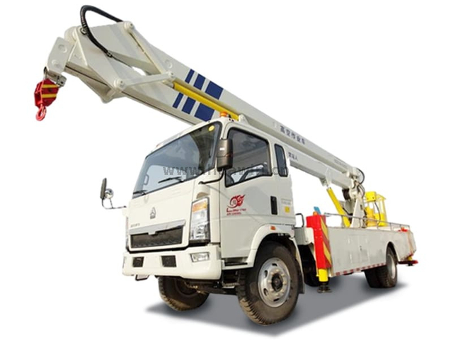 Novo caminhão de plataforma de trabalho de alta altitude de 6 wheeler