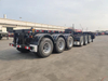 20ft+40ft 3 eixos Superlink Flatbed Trailer
