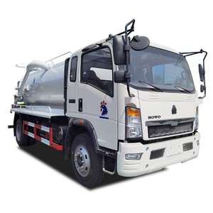 5000 litros sinotruk Howo 4x2 Tanques de vácuo de sucção de esgoto