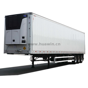 SINOTRUK 3 Eixos Refrigerador Recipiente Thermo King Semi Trailer