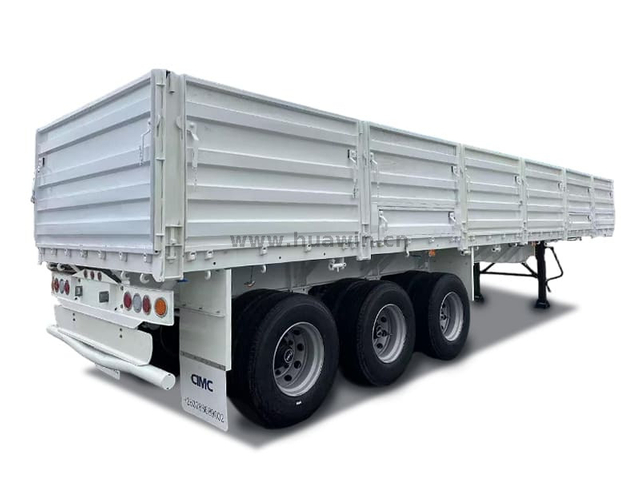 3 eixos de 40 pés de parede lateral semi trailer