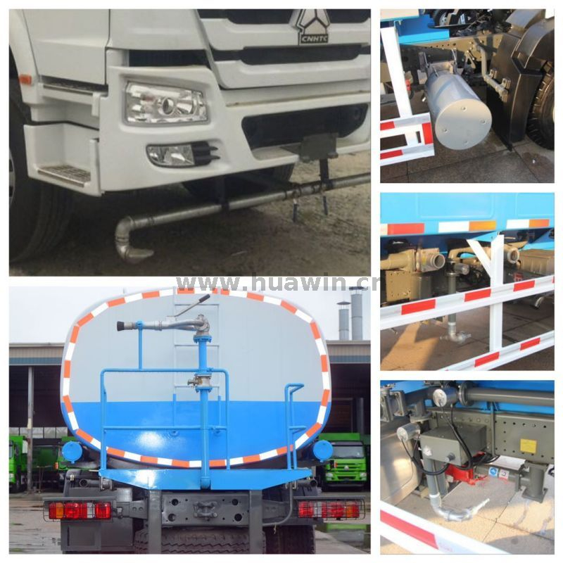 SINOTRUK HOWO 10 veículos com rodas Water Bowser Sprinkler Truck 