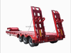 3 eixos de veículos especiais veículos semi -trailer de cama baixa