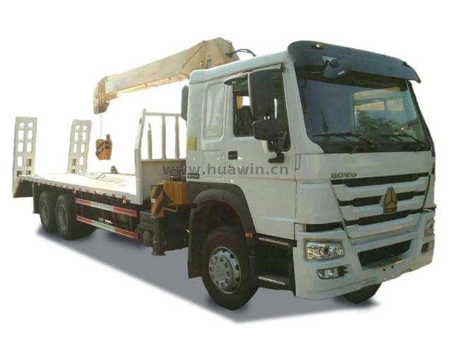 Sinotruk Howo 6x4 Auto -carregador - 10ton xcmg boom telescópico