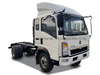 Sinotruk Howo 4 × 2 Diretor leve com chassi de cargo de defletor aéreo 