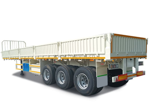 3 eixos de 40 pés de parede lateral semi trailer