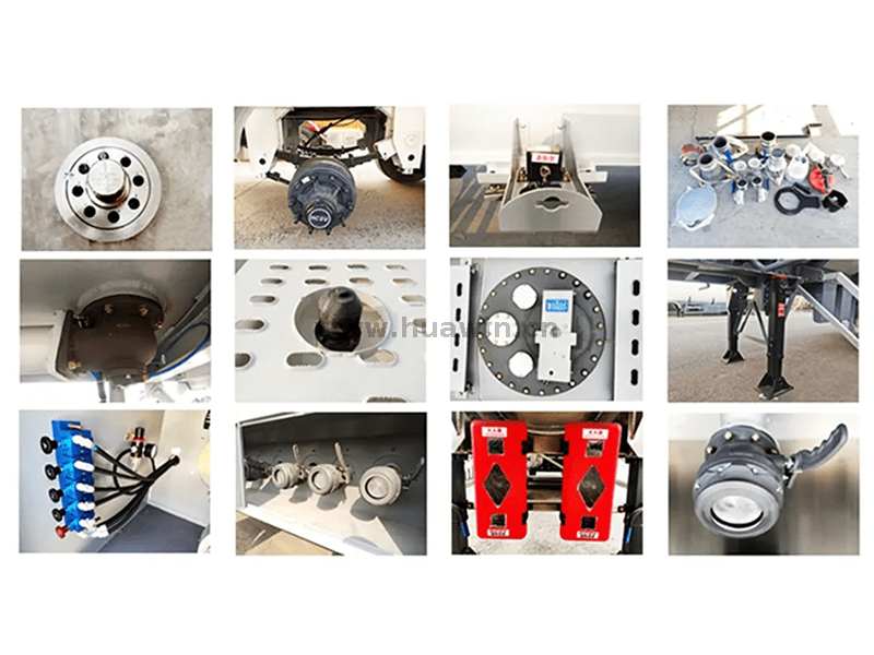 CIMC 3 eixos 46.000 litros de reboque-tanque de liga de alum&iacute;nio-11