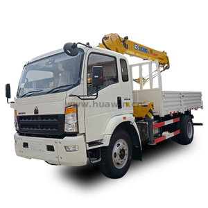 Caminhão Sinotruk Howo 4x2 Crane - 5ton xcmg telescópico Boom