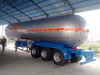 3 eixos LPG 50cbm tanque semi -trailer