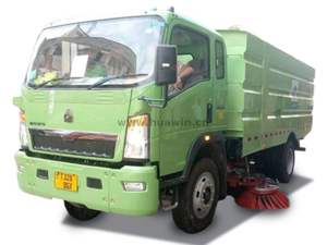 Sinotruk Howo 4x2 Sweeper e Washing Truck-6cbm
