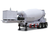 Sinotruk 3 eixos de concreto de 16cbm trailer de caminhão -tanque