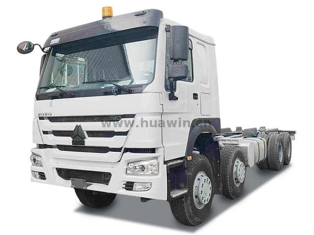 Chassi de caminhão de carga Sinotruk Howo 8x4 12 Wheeler