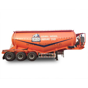 Sinotruk 3 eixos 33cbm Tanker de cimento a granel Trailer