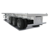 Trailer de contêineres esqueléticos do Tri-Axle 
