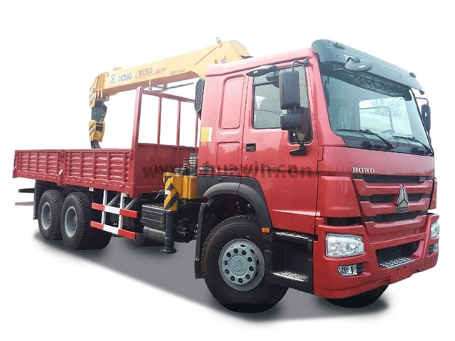 Sinotruk Howo 6x4 Crane de caminhão telescópico móvel