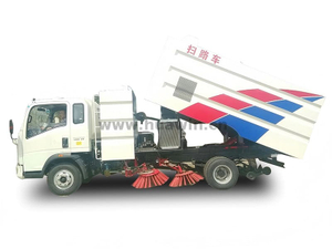 Sinotruk Howo 4x2 Sweeper e Washing Truck-6CBM
