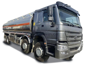 SINOTRUK HOWO 8X4 12 WHELER FUEL TABLER CURCIONS MATERIAL DE ALUMINAÇÃO DE 30 KL