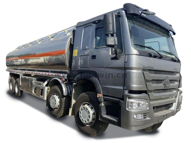 SINOTRUK HOWO 8X4 12 WHELER FUEL TABLER CURCIONS MATERIAL DE ALUMINAÇÃO DE 30 KL