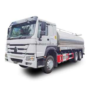 HOWO 6X4 TACELO DE TANQUE DE ALIMENTOS Caminhão -tanque de transporte de leite