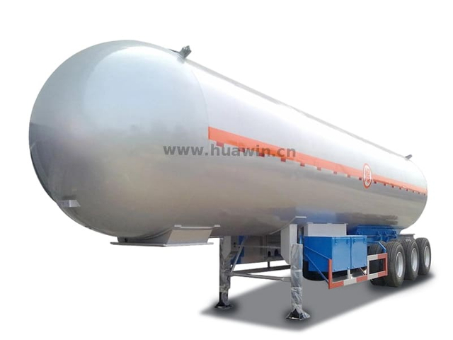 Sinotruk 3 eixos GLPG 56cbm semi -trailer