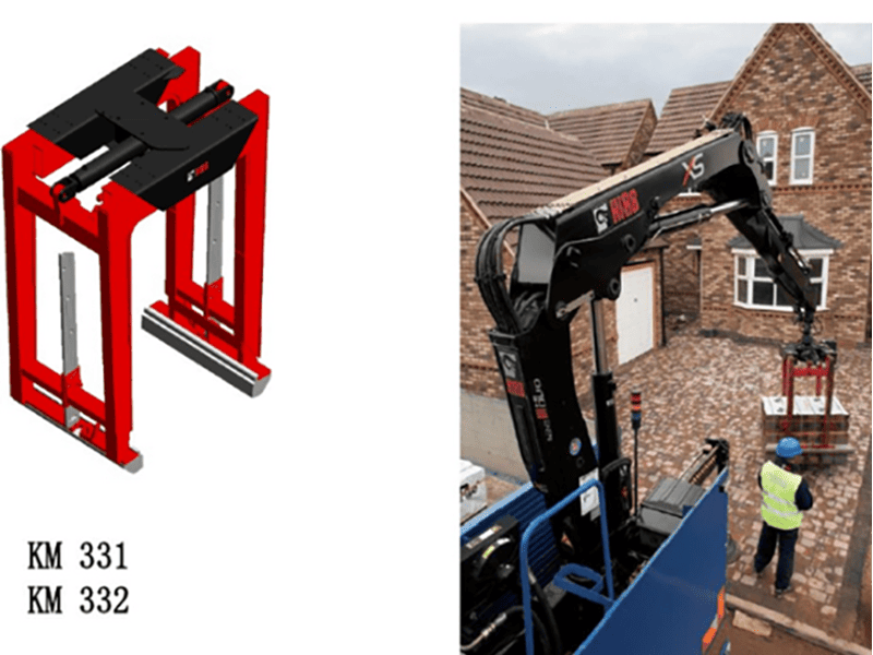 Caminhão guindaste HOWO 6X4 com guindaste de braço dobrado 8T-4