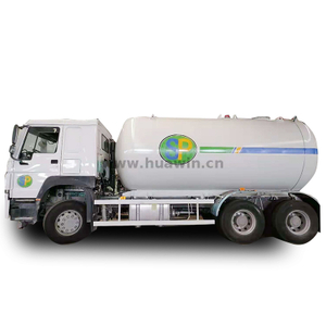SINOTRUK HOWO LPG Caminhão de tanque de reabastecimento de gás 20 ~ 25 CBM 