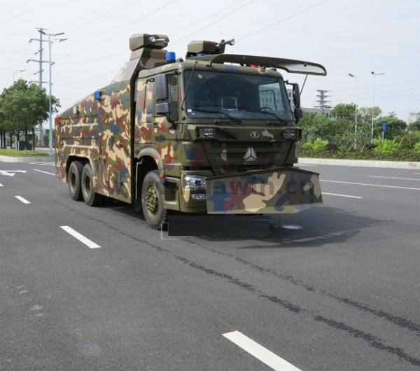 Veículo de transporte de passageiros à prova de balas anti-motim Sinotruk 6X4 B4 B5 B6