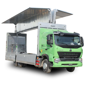 Sinotruk A7 6x4 Asa de alumínio aberta Van Truck