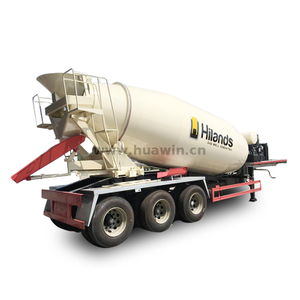 Trailer de misturador de concreto sinotruk 3 eixos