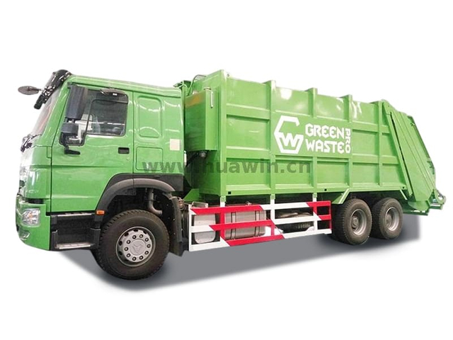 SINOTRUK HOWO 6X4 CAMINHOR COMPACTOR DE GARBOLO PESADE -18CBM