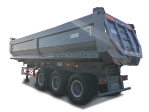 3 eixos 26cbm de dump semi trailer