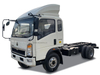 SINOTRUK HOWO 4 × 2 6 WHEELS CHASSIS DE TERRO LUZ 10T 