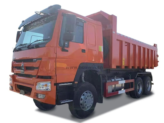 16CBM HOWO 6X4 SCOW END AGREGADOS DE ARENHA TRUCMING CAMINH