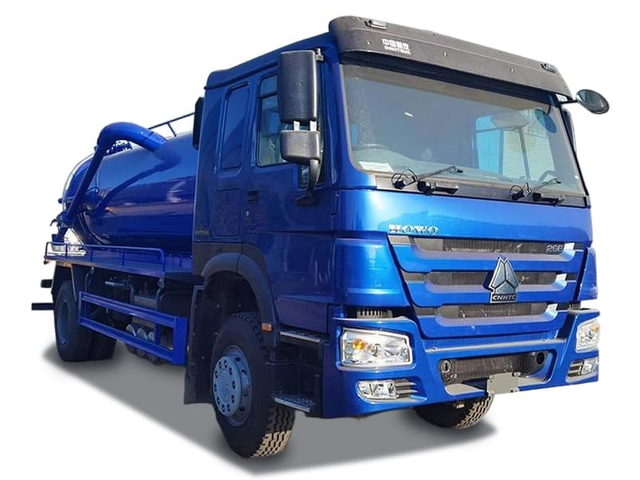 Novo caminhão de sucção de 10.000liters Howo 4*2 caminhão de pó de pó de pó